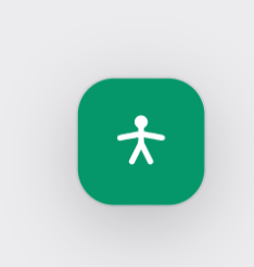 Pulsante widget verde